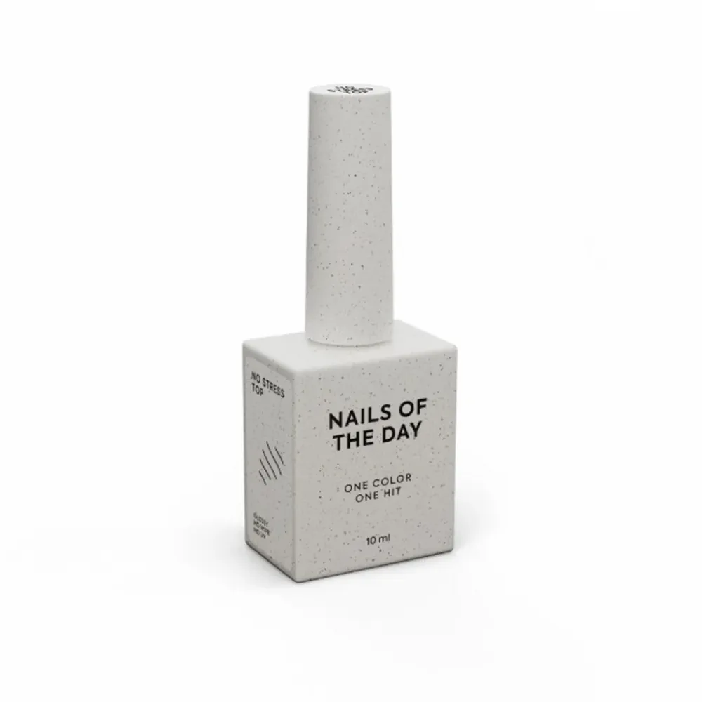 Top Coat No Stress bez ljepljivog sloja 10 ml NAILSOFTHEDAY