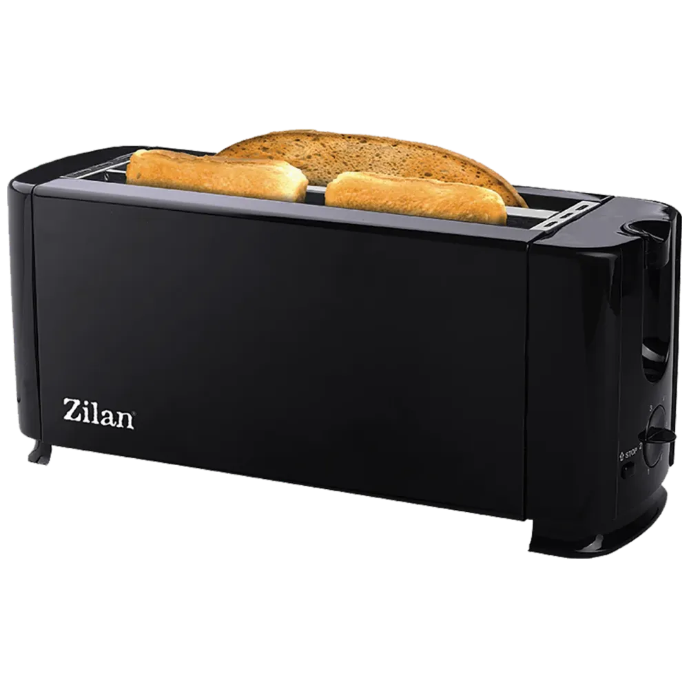 Zilan Toster, 4 šnite kruha, 6 nivoa grijanja, 1000 W, crna - ZLN2706