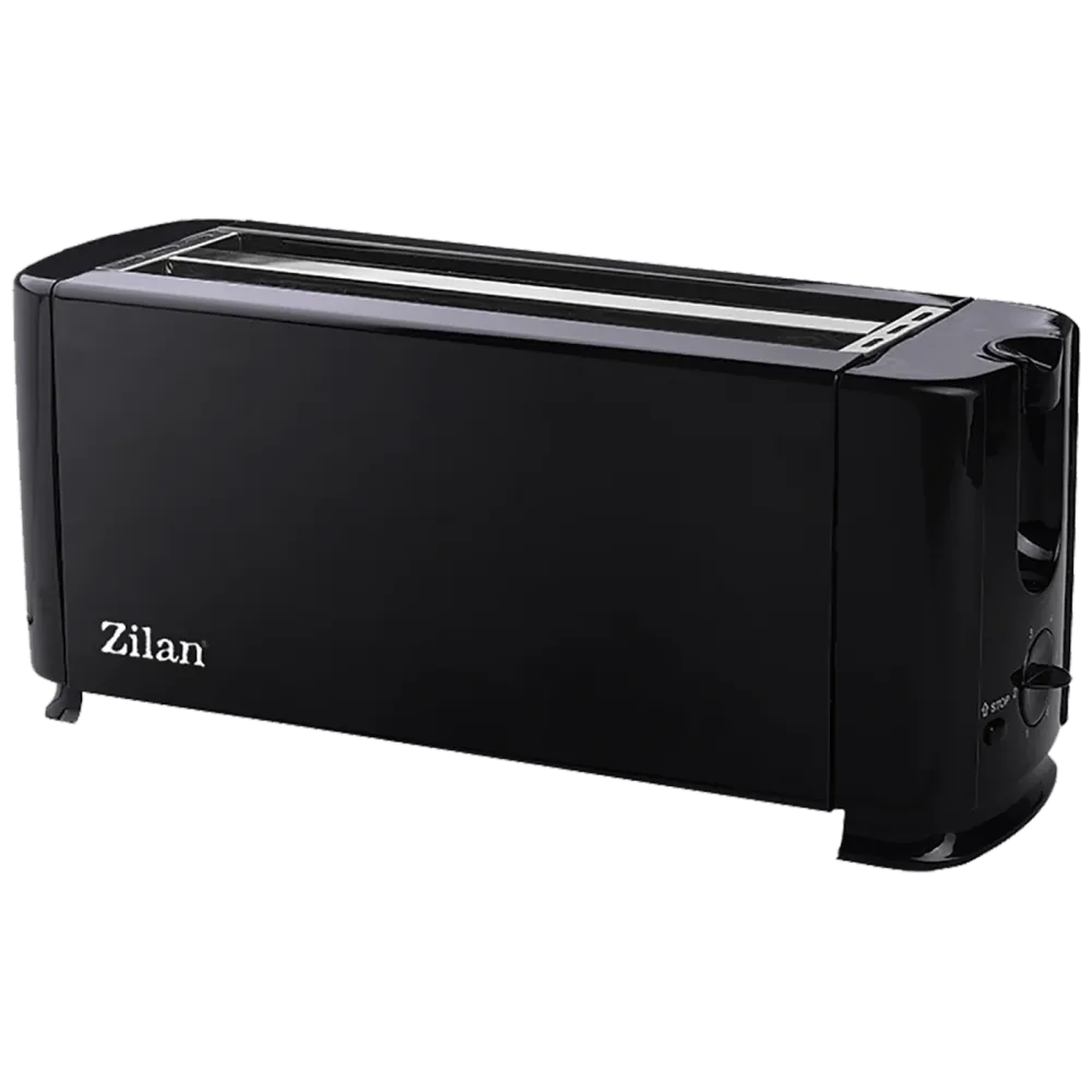 Zilan Toster, 4 šnite kruha, 6 nivoa grijanja, 1000 W, crna - ZLN2706