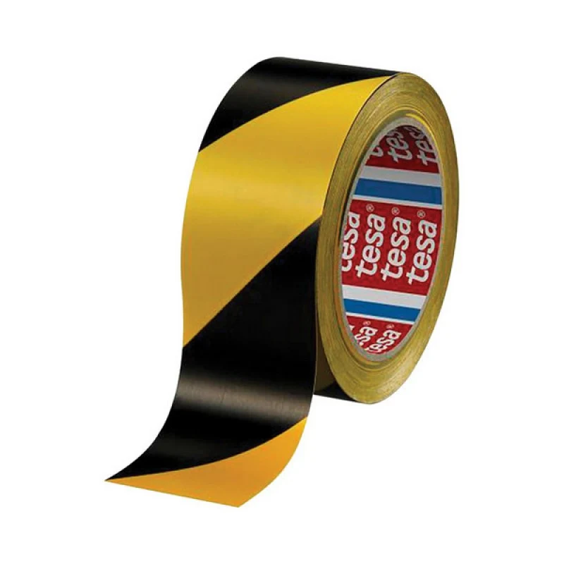 Tesa Traka za označ. ljepljiva 50mm/33m pvc crno/žuta