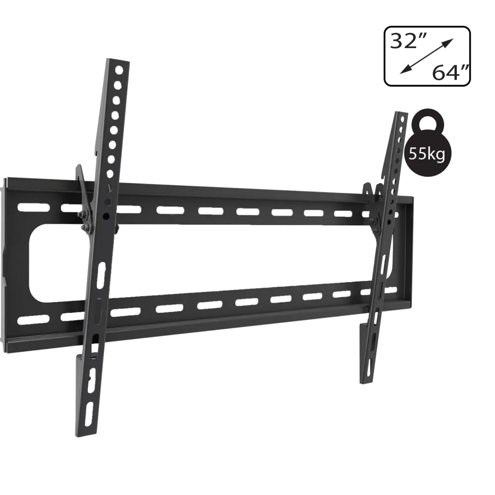 Amiko Nosač zidni za TV prijemnik 32" - 64", 55 kg, 2D - Wallmaster 32-64 Tilt