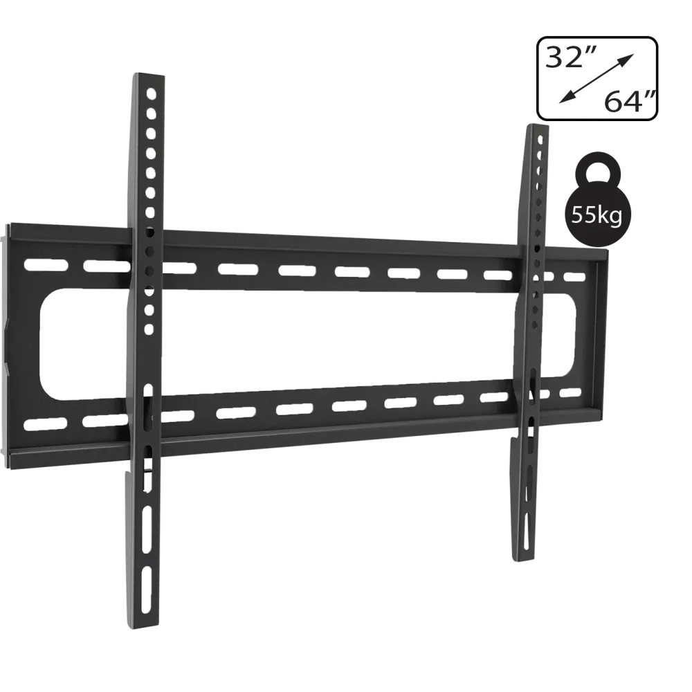 Amiko Nosač zidni za TV prijemnik 32" - 64", 55 kg, 1D - Wallmaster 32-64 FIX