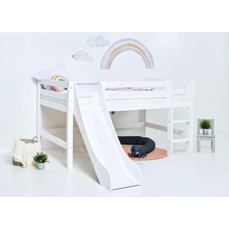 Hoppekids ECO Luksuzno - Halvhøj Modul - 120x200 cm. - Hvid