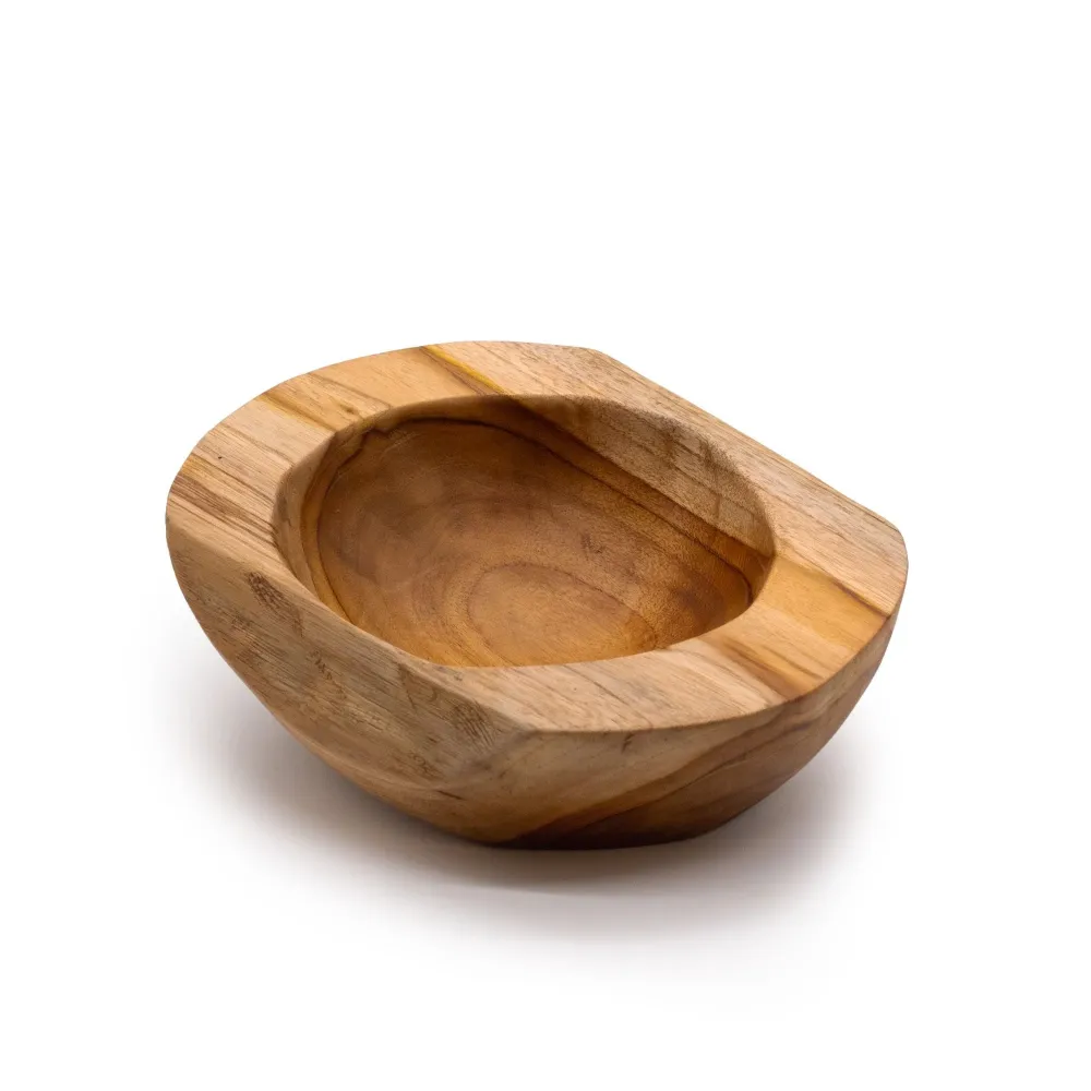 Poslužavna zdjela od tikovine 20 x 7 cm