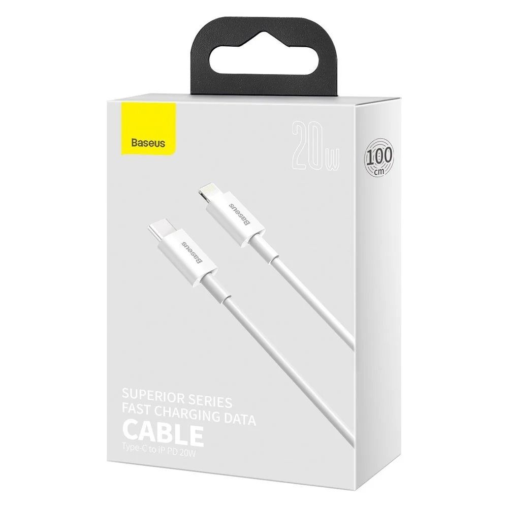 Baseus Superior kabel USB Type-C – Lightning Power Delivery 20 W 1 m