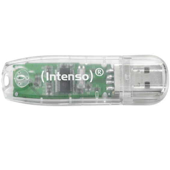 (Intenso) USB Flash drive 32GB Hi-Speed USB 2.0,Rainbow Line,TRANSP. - USB2.0-32GB/Rainbow