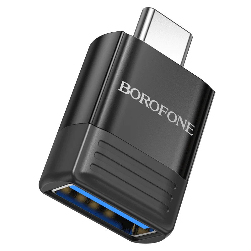 Borofone adapter OTG BV18 - Type C na USB - crni