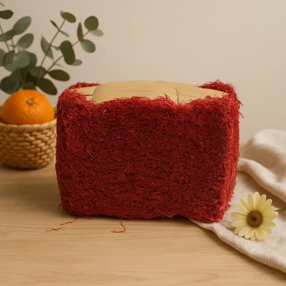 Usitnjeni papir u balama crveni punilo za košaru 5kg