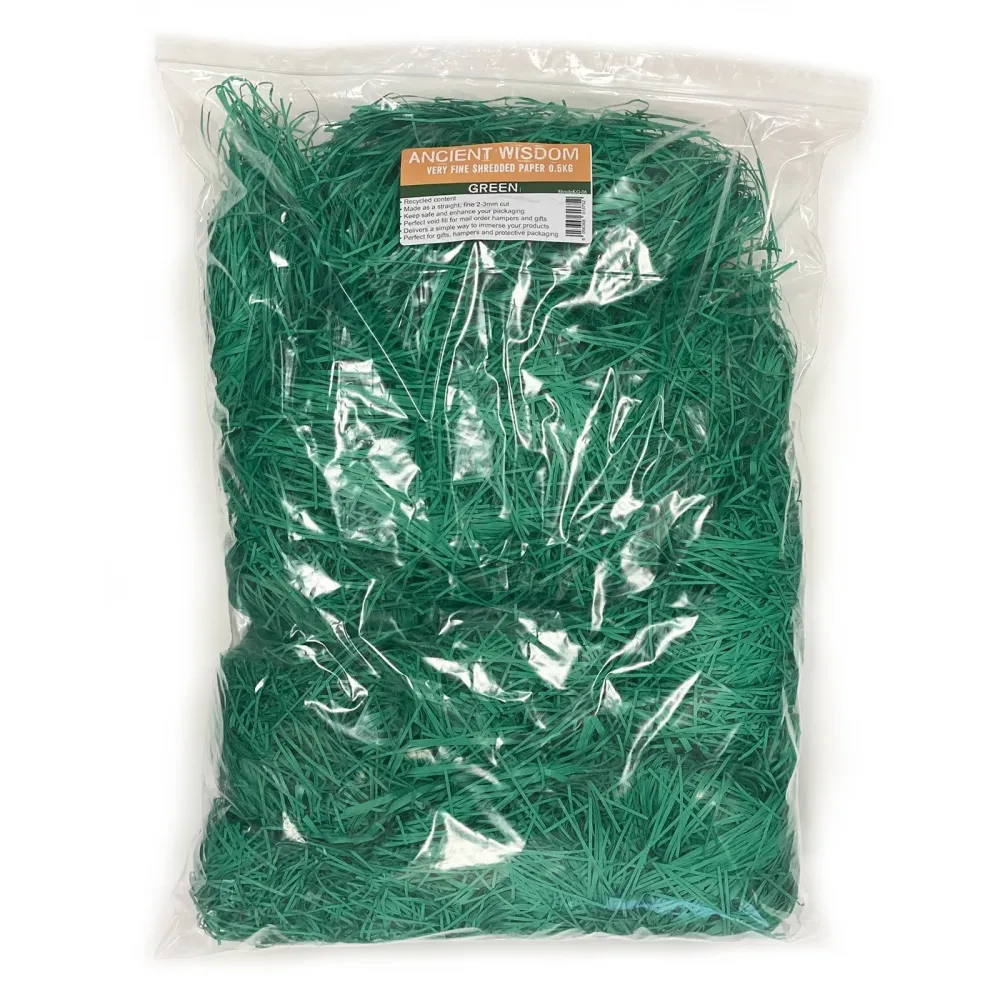 Usitnjeni papir zeleni 0.5 kg