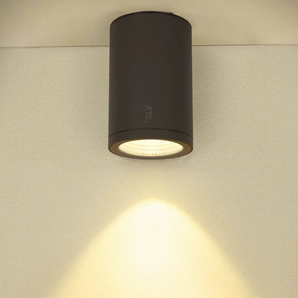 LED stropna svjetiljka ENOLA ROUND L, antracit, 36W, 3000/4000K, IP65