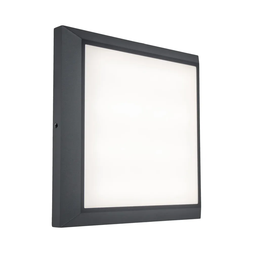LED stropna svjetiljka HELENA, tamno siva, 14.8W, 4000K, IP54