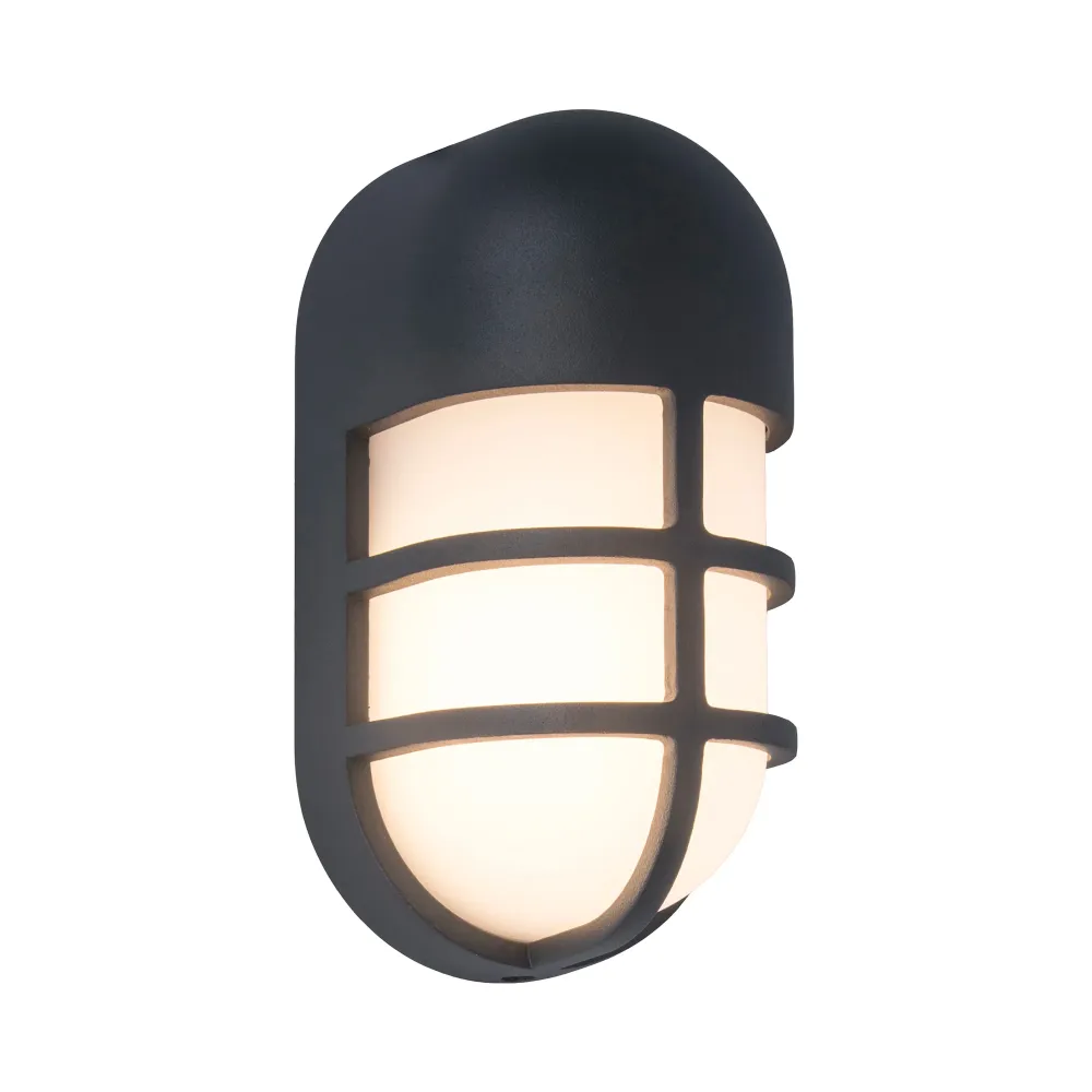 LED zidna svjetiljka BULLO, tamno siva, 14.5W, 3000K, IP54
