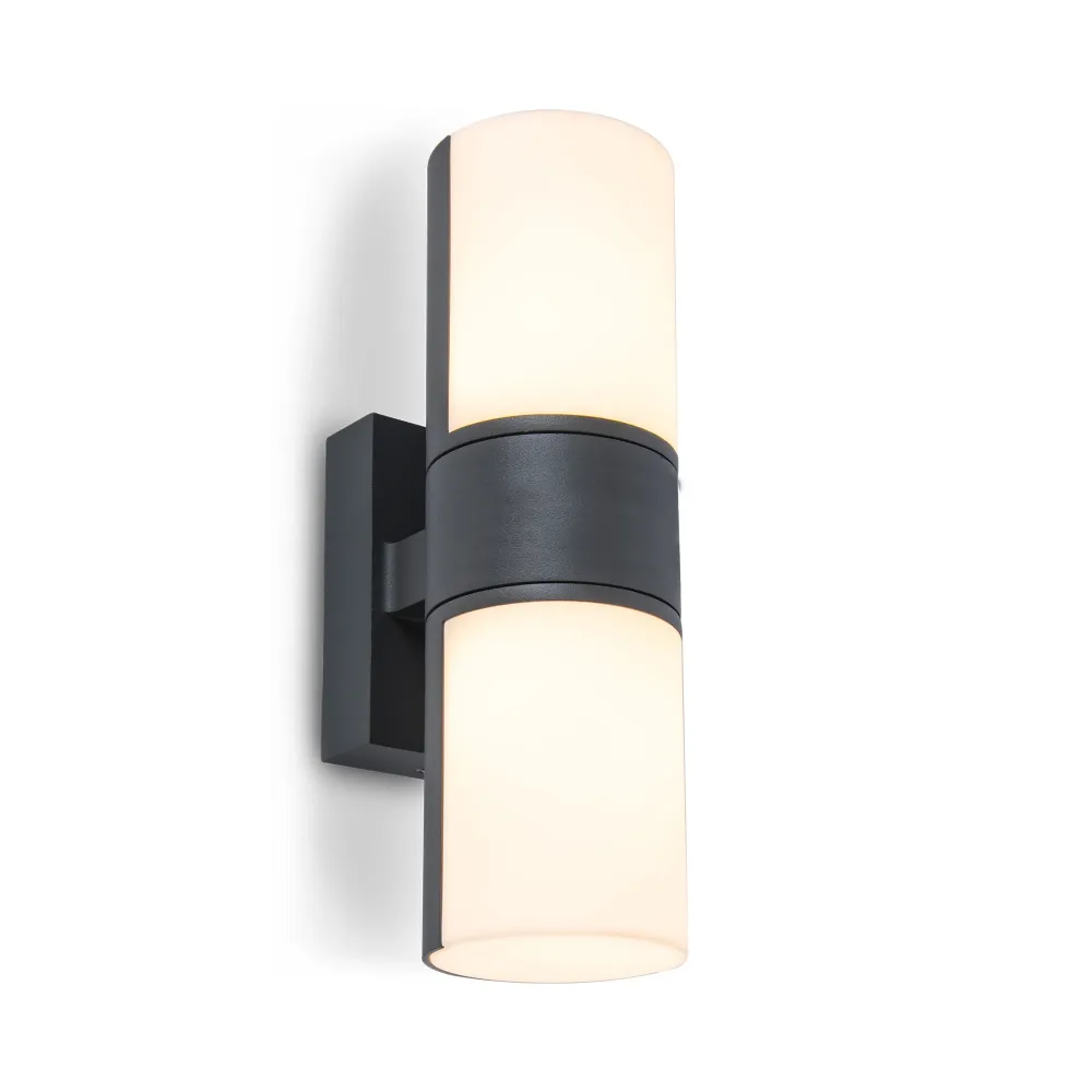 LED zidna svjetiljka CYRA, tamno siva, 16.1W, 3000K, IP54