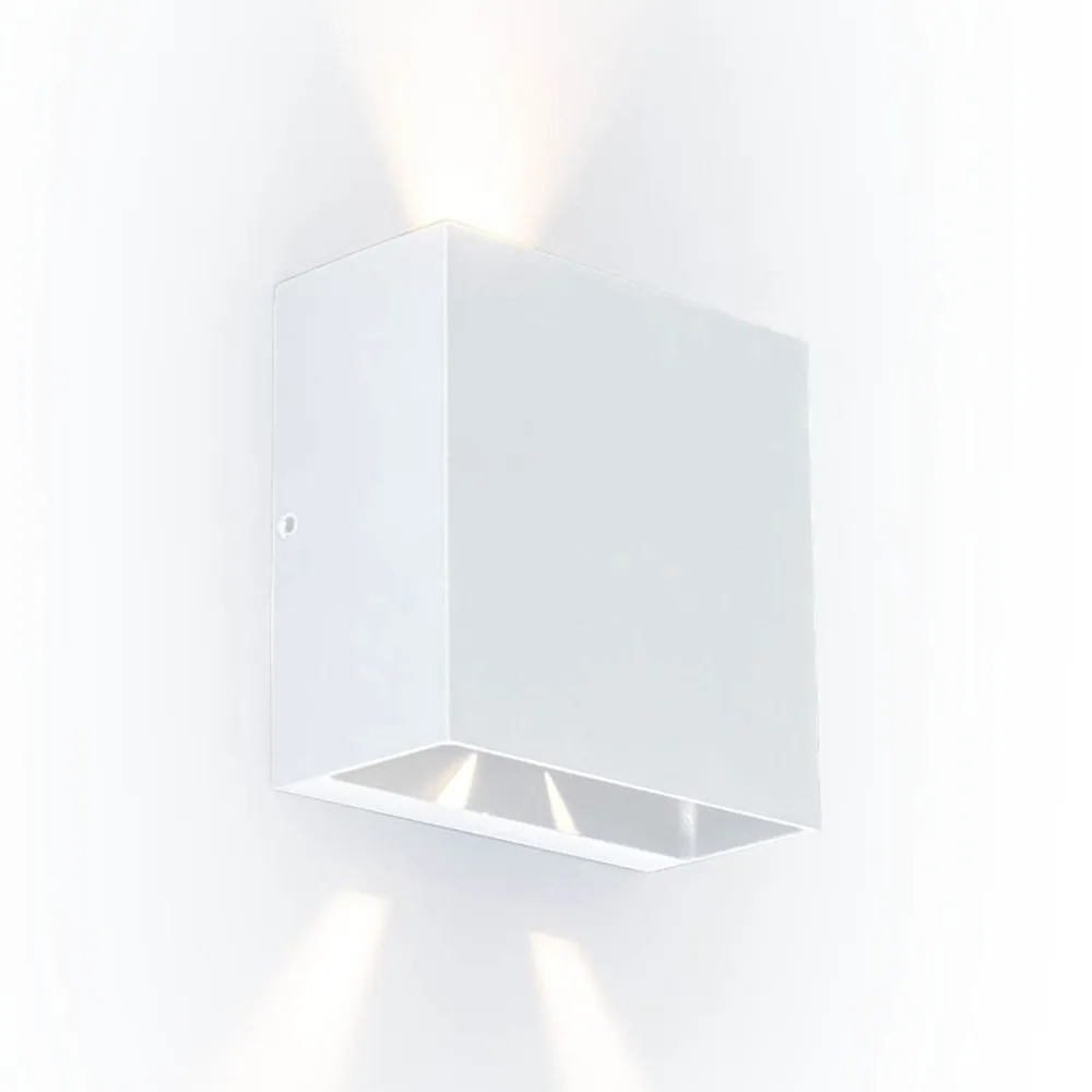 LED zidna svjetiljka GEMINI BEAMS, bijela, 7.5W, 3000K, IP54