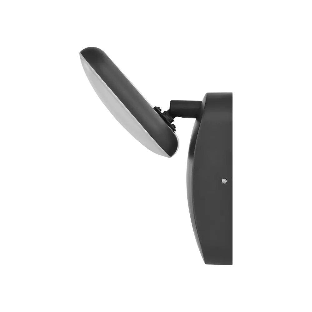 LED zidna svjetiljka NIKA, antracit, 12.5W, 3000K, IP44
