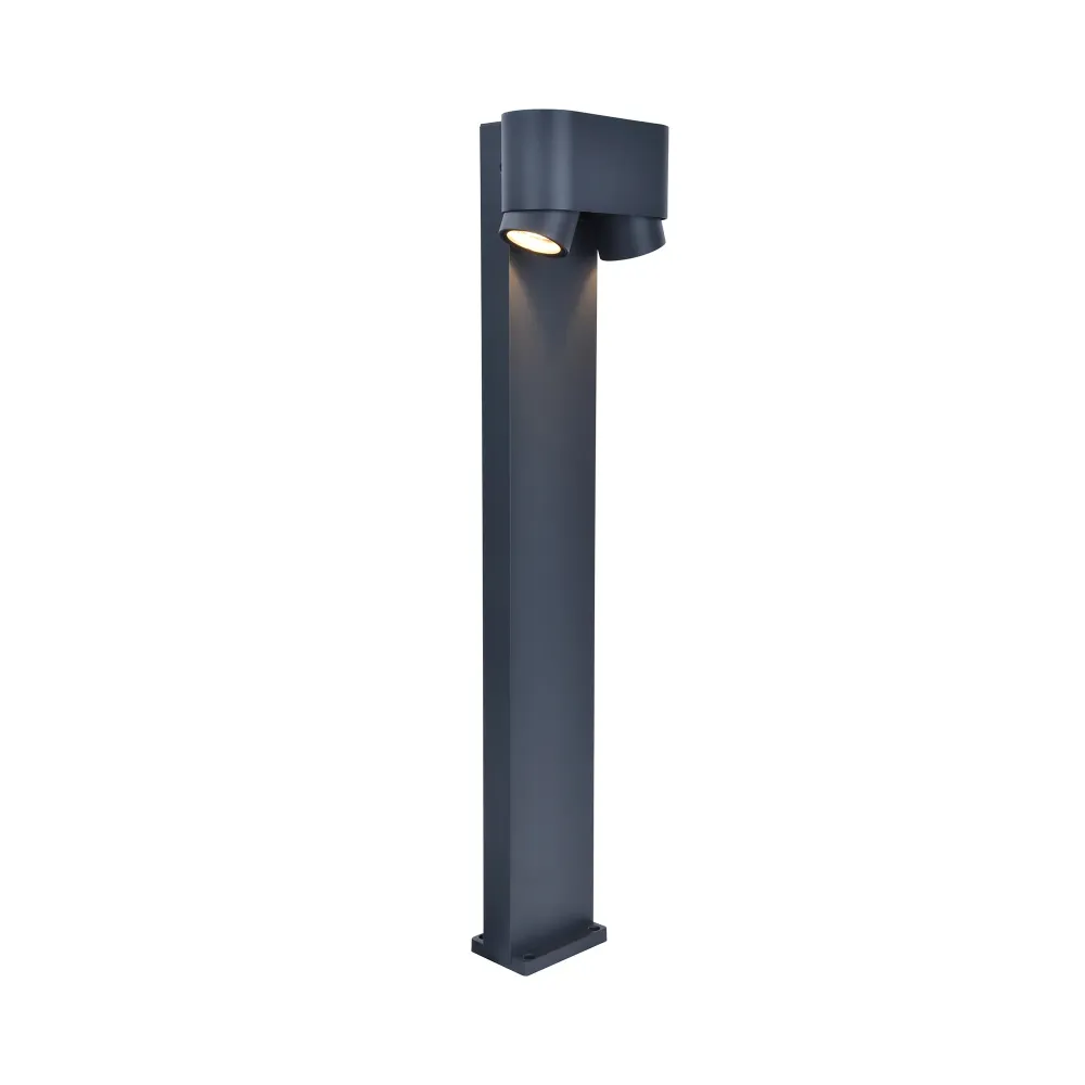 Vrtna svjetiljka CYPRES, tamno siva, 2xGU10, IP44, 750mm