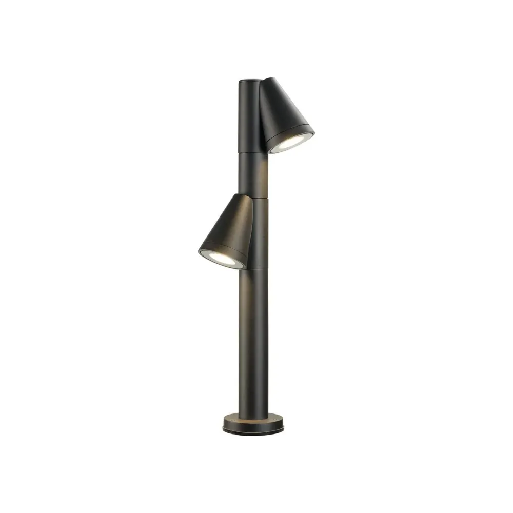 Vrtna svjetiljka T-TUBE 70, crna, 2xGU10, IP65, 700mm