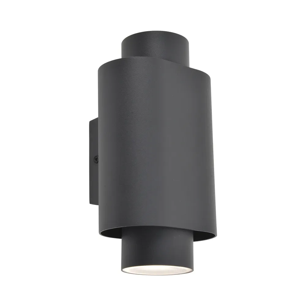 Zidna svjetiljka CYPRES UP/DOWN, tamno siva, 2xGU10, IP44