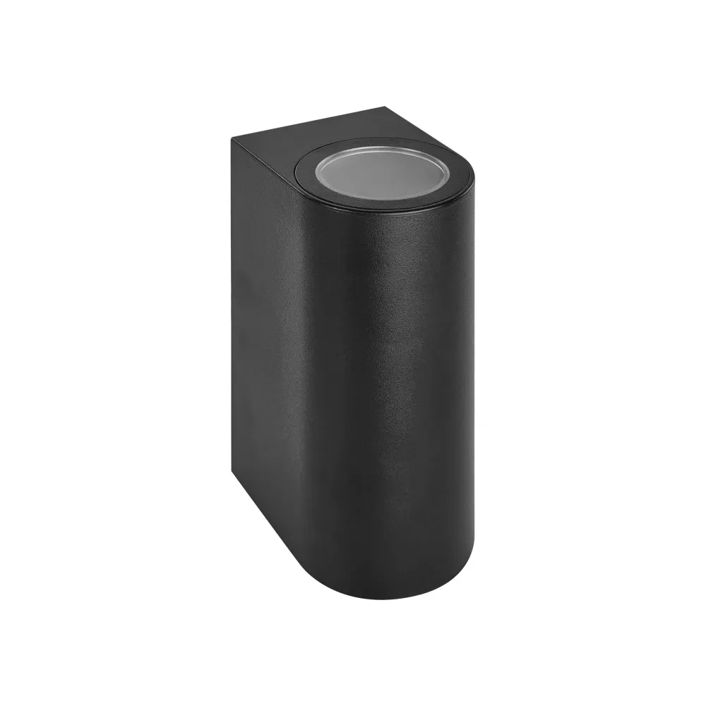 Zidna svjetiljka OCULUS, crna, 2xGU10, IP44