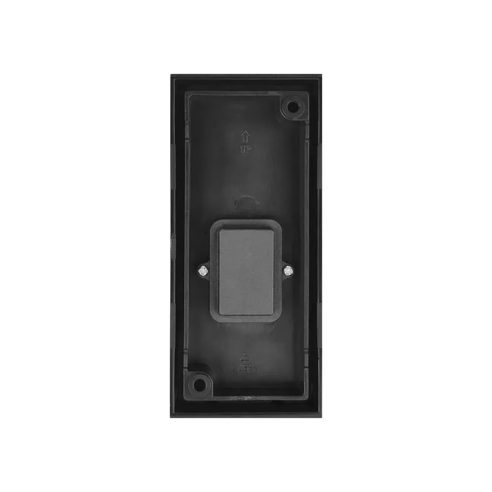 Zidna svjetiljka OCULUS, crna, 2xGU10, IP44