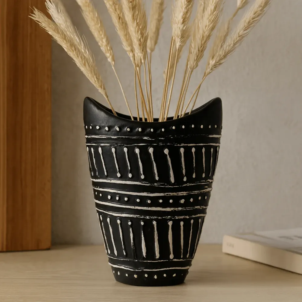 Vaza u obliku boho spirale – Čokoladna
