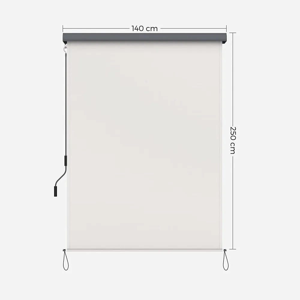 Vertikalna tenda 1,4 x 2,5 m (Š x V), bež boje