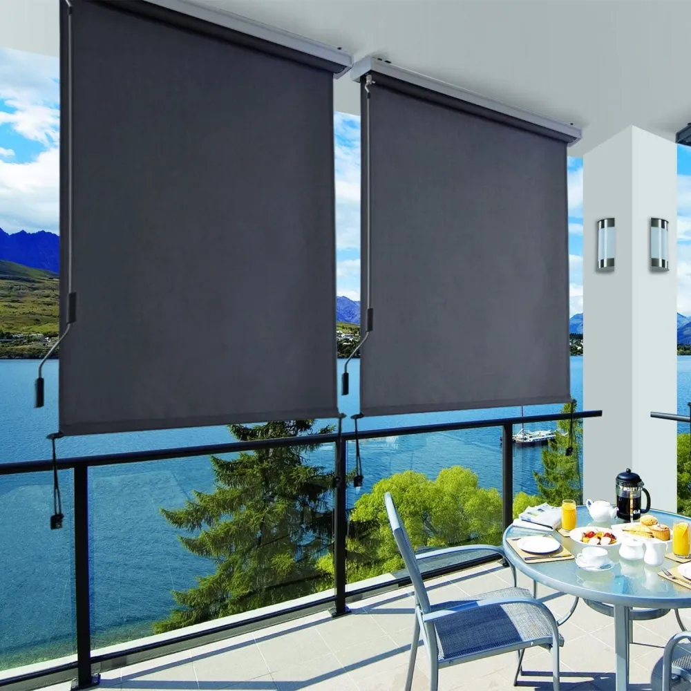 Vertikalna tenda 2,5 x 1,6 m (V x Š), sive boje