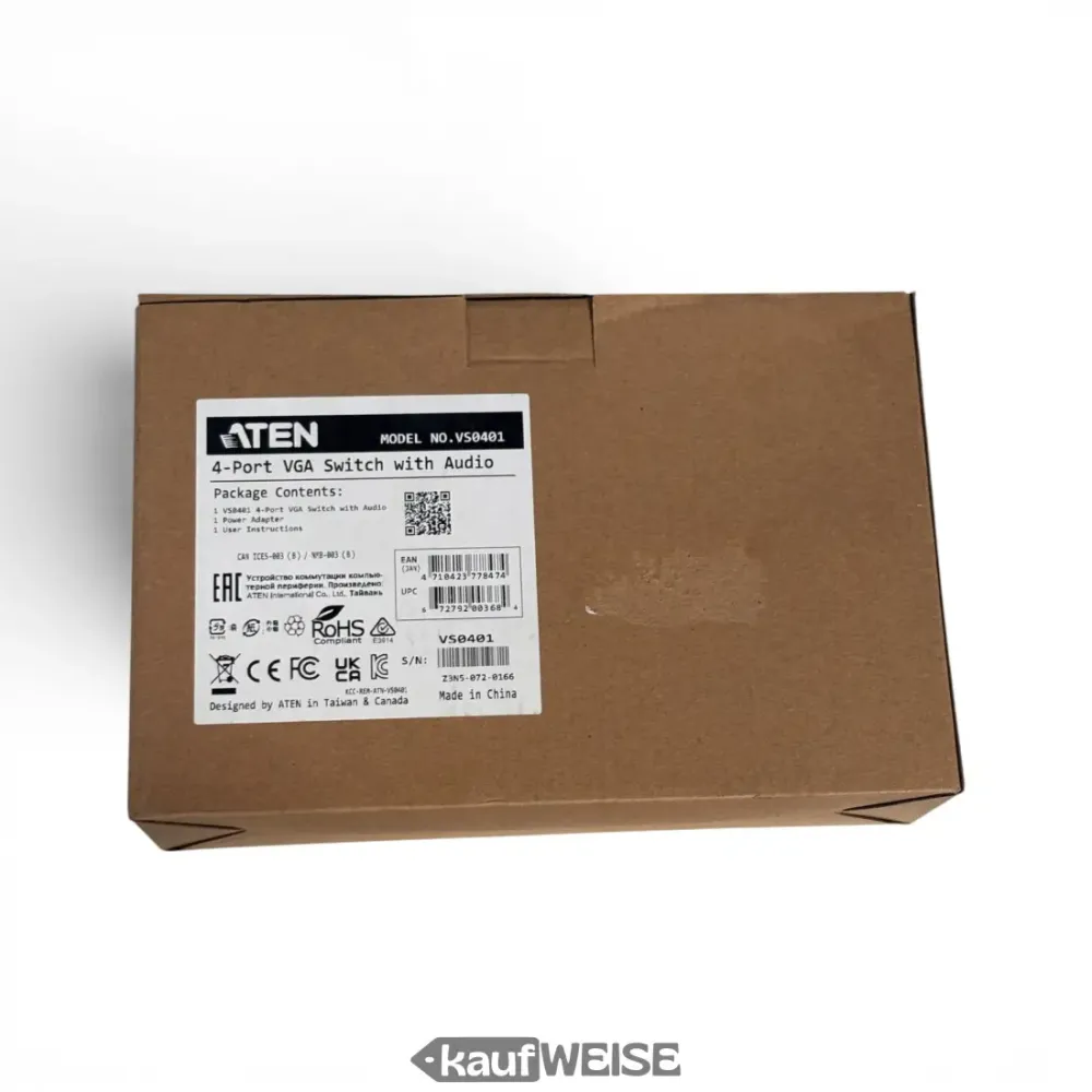 ATEN VS0401 4-portni VGA preklopnik s audio i RS-232