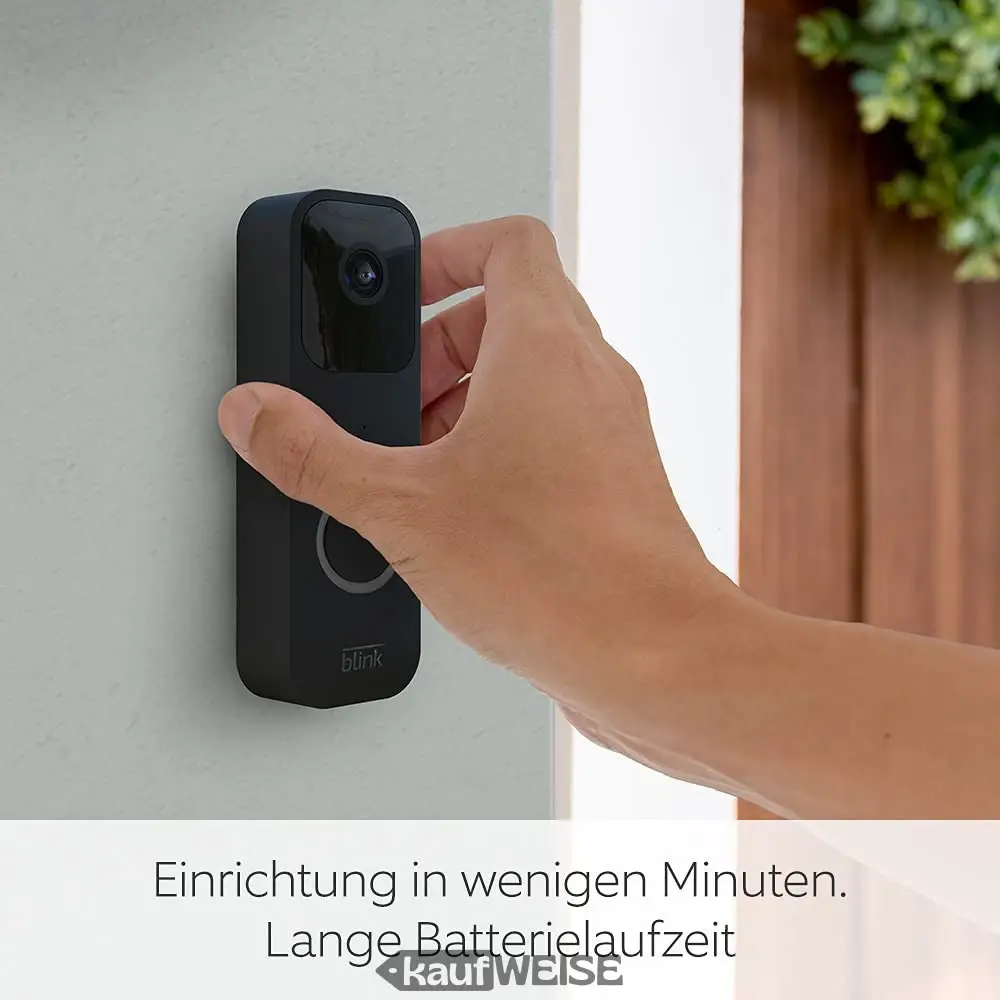 Blink video zvono s HD videom - crno