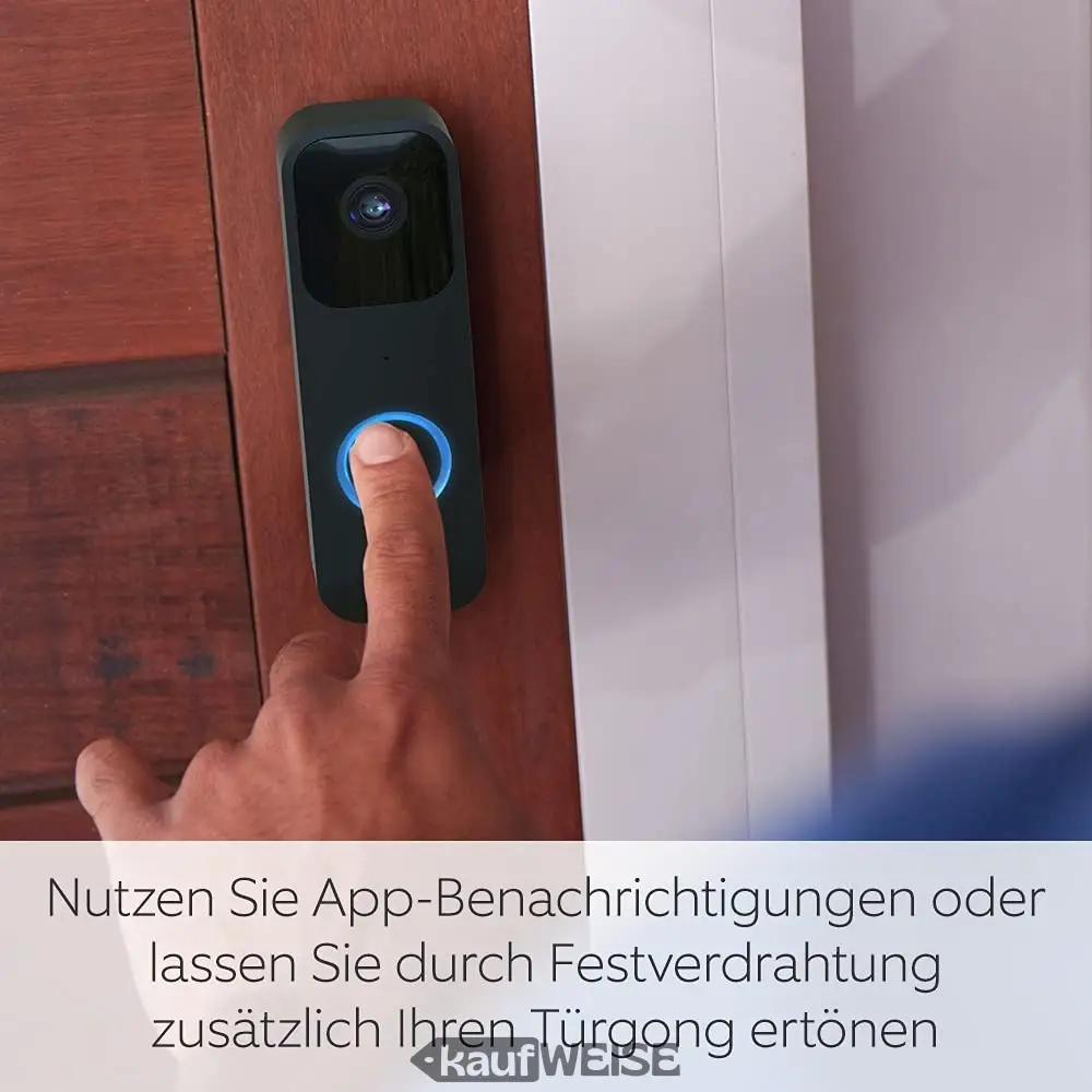 Blink video zvono s HD videom - crno
