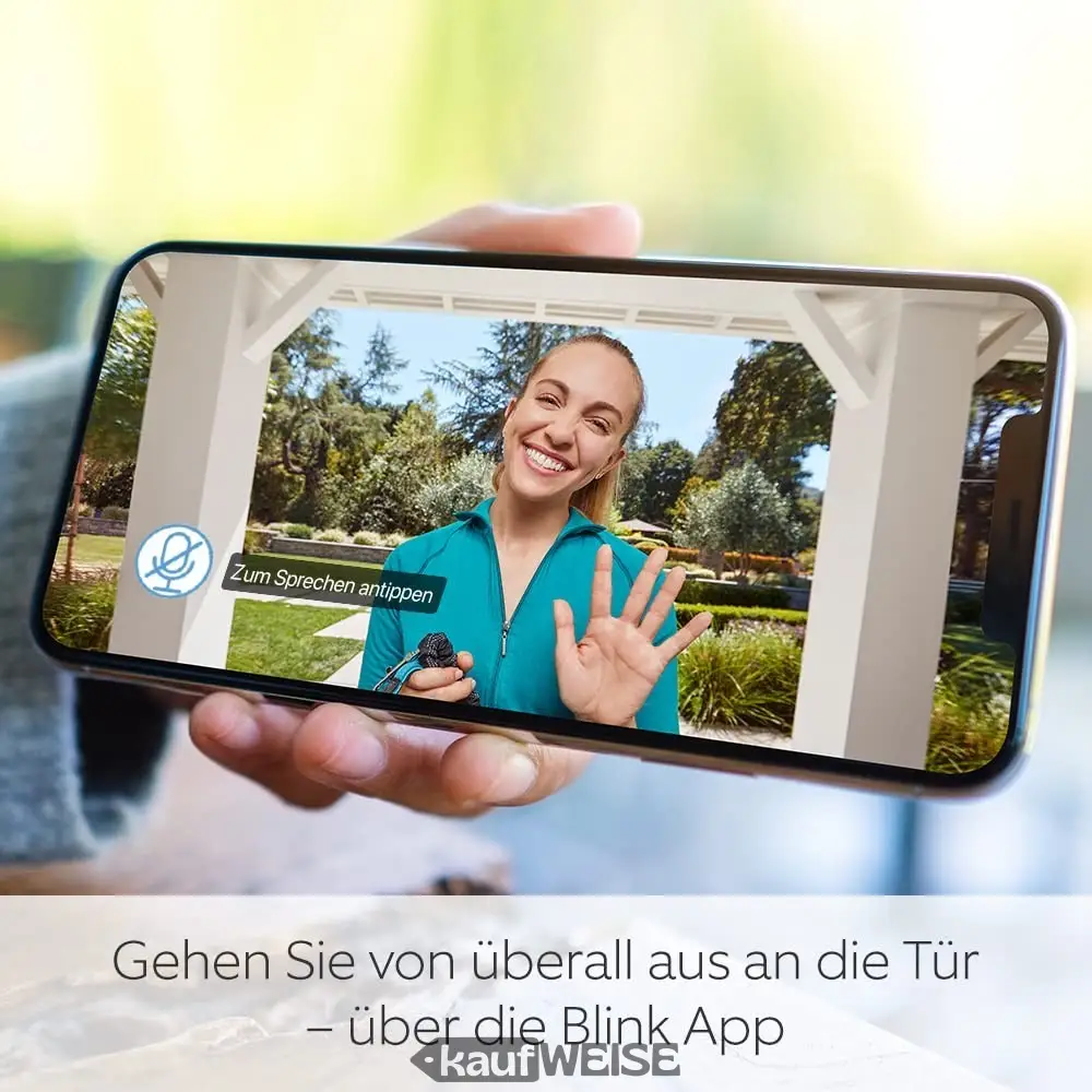 Blink video zvono s HD videom - crno