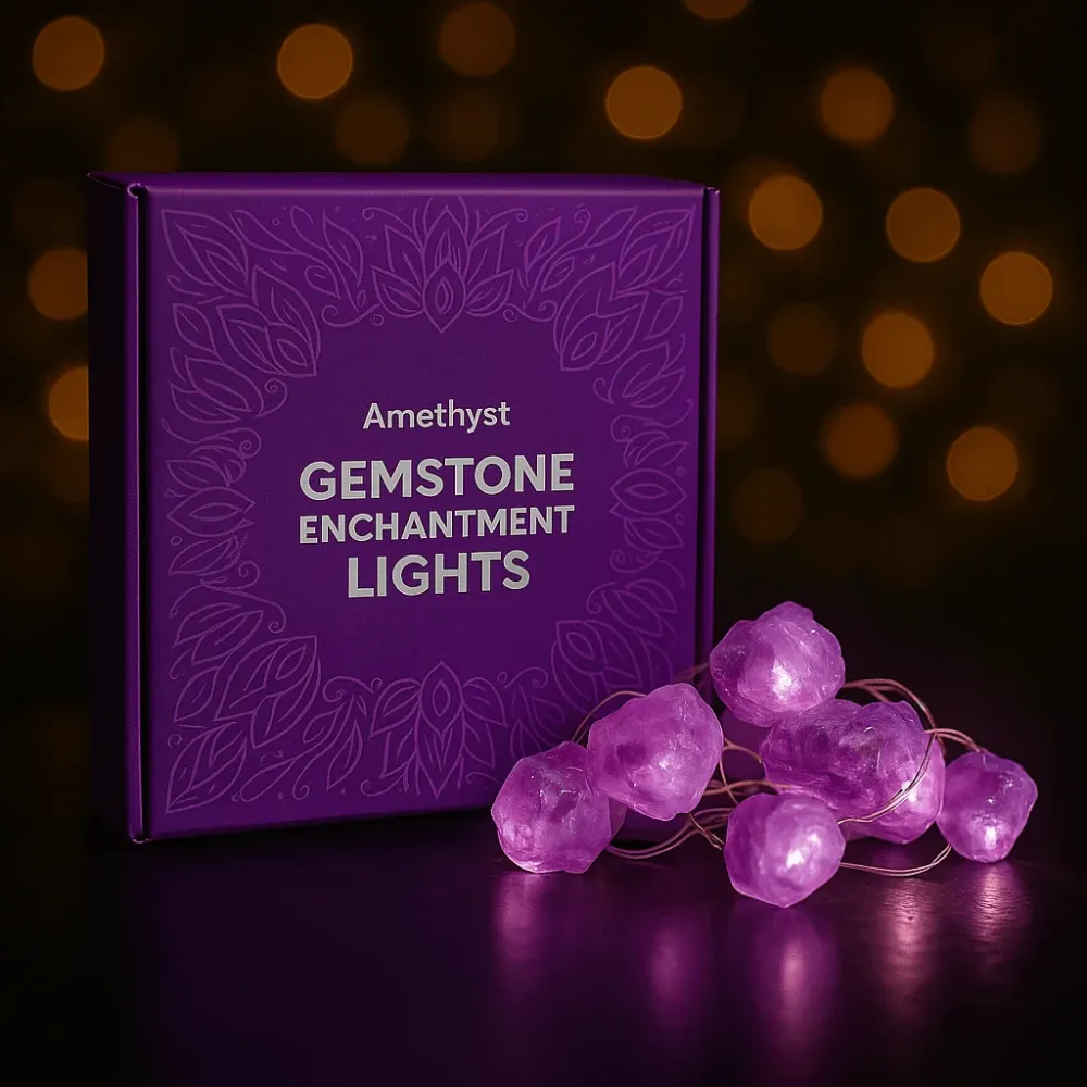 Amethyst vilinski niz svjetala USB napajanje 227cm
