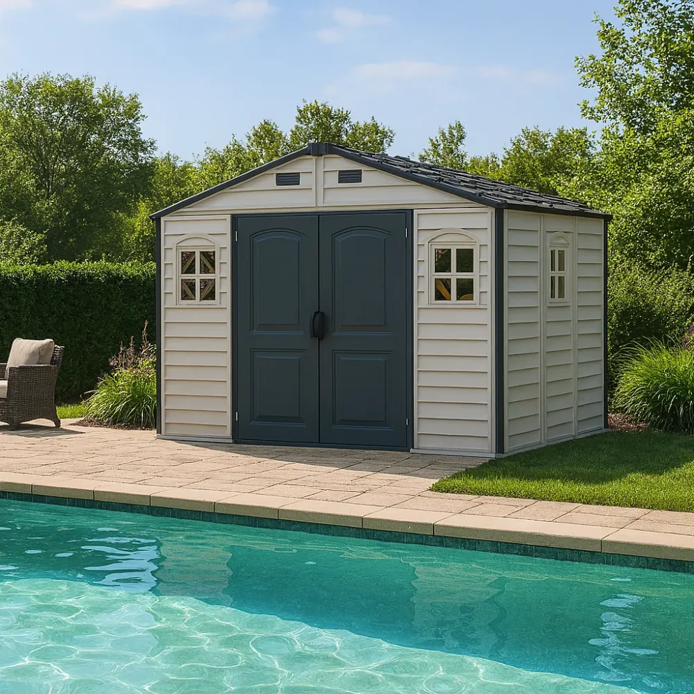 Duramax WoodSide PLUS 3.19 x 2.40 m Plastic Shed