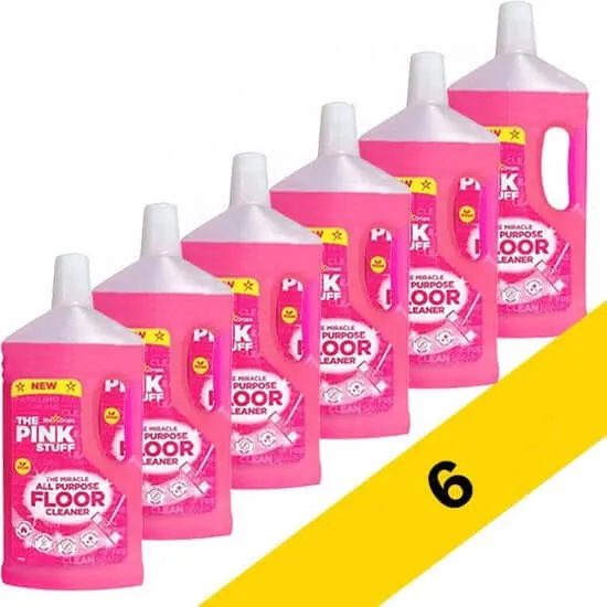 Pink Stuff sredstvo za čišćenje podova 1 litra - 6 pakiranje