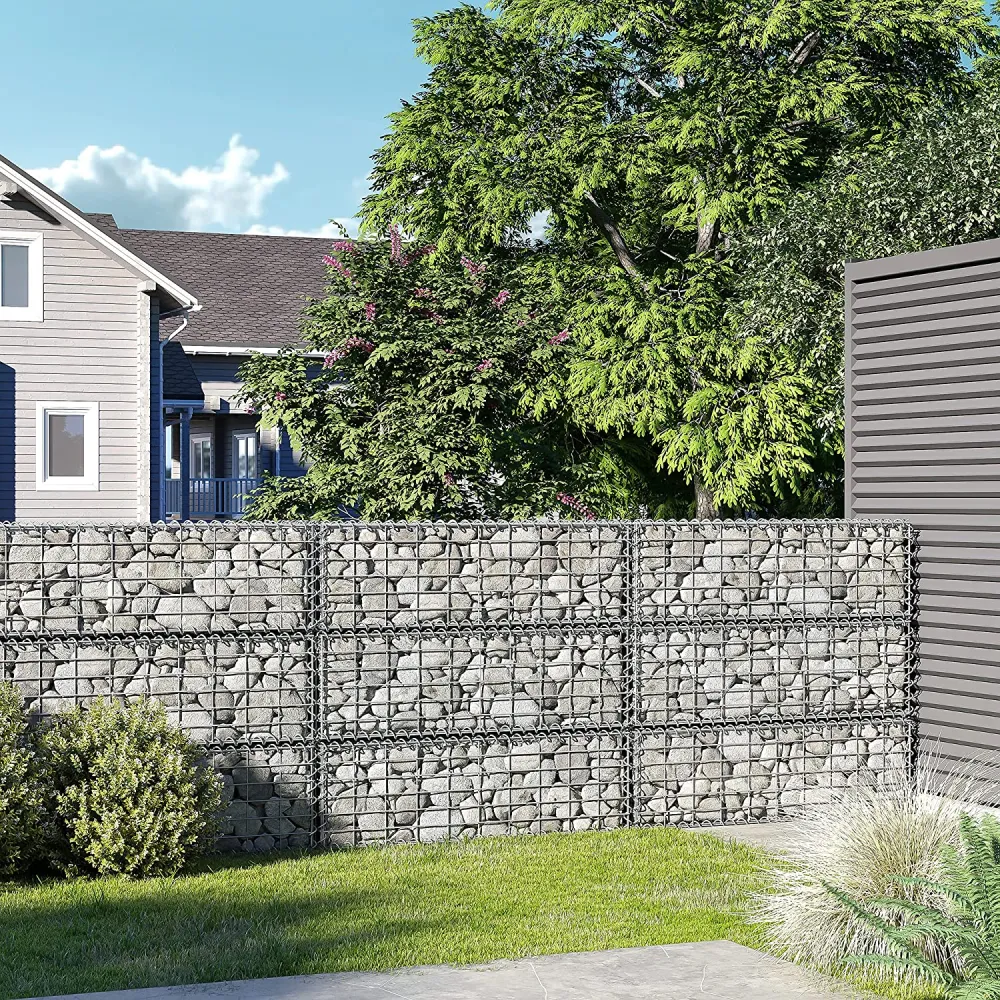 Gabionska košara, metalni gabionski kavez 100 x 30 x 30 cm