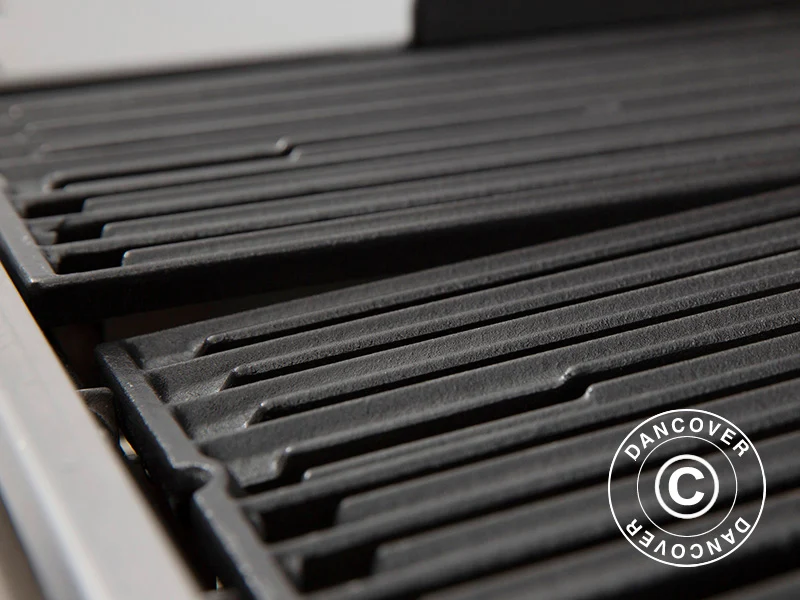 Gas BBQ Grill Crown 420 61x145x116cm Black