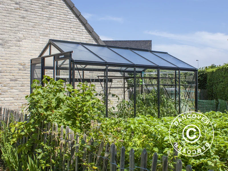 Greenhouse FLORA 2,32x3,71x2,35m Black