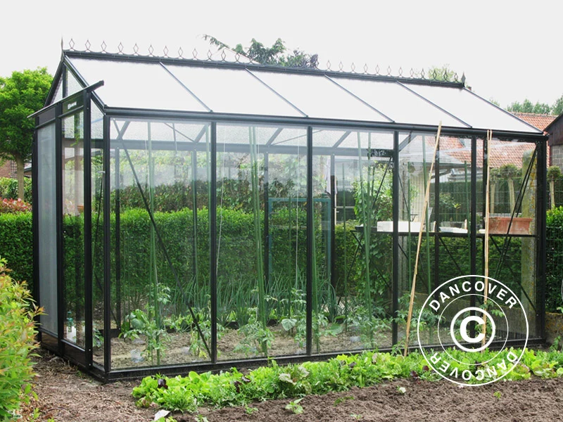 Greenhouse FLORA 2,32x3,71x2,35m Black
