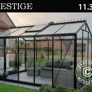 Greenhouse FLORA 3,06x3,71x2,59m Black
