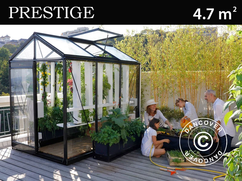 Greenhouse PICCOLO 1,59x2,98x2,21m Black