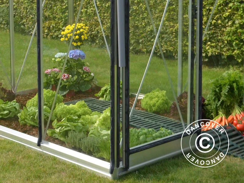 Greenhouse PICCOLO 1,59x3,71x2,21m Alu