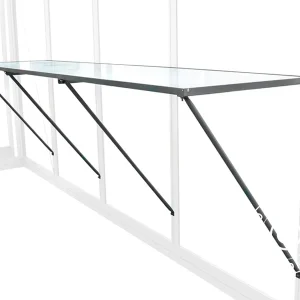 Greenhouse Shelf 2,25x0,32m Black