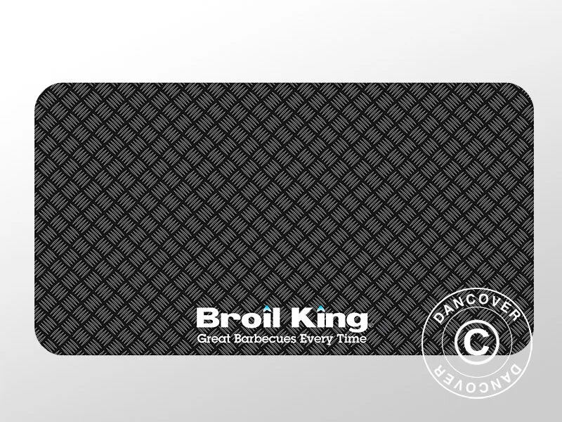 Grill Mat f/BBQ Grill 91x182x0,3cm Black