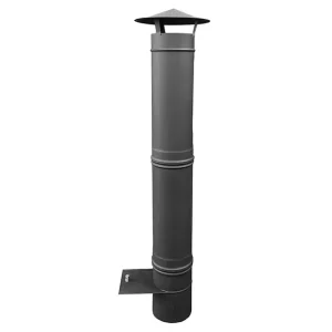 INOX dimnjak antracit kompletan za MAXIMUS 100cm AC77F