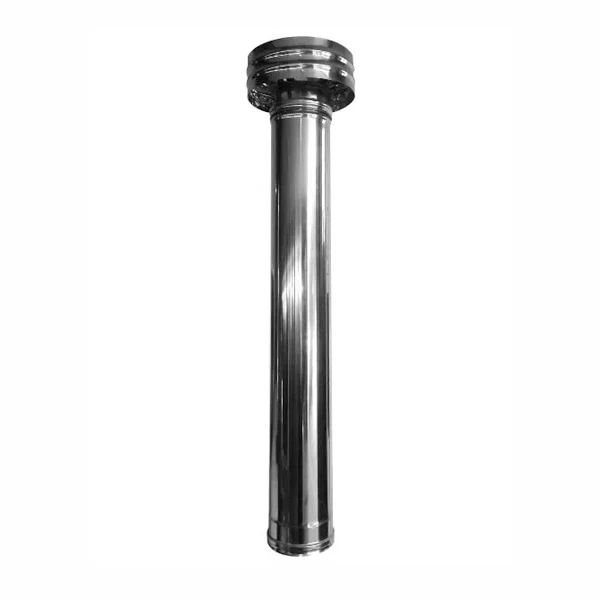 Inox dimnjak za pećnicu na drva 100cm s kapama AC30F