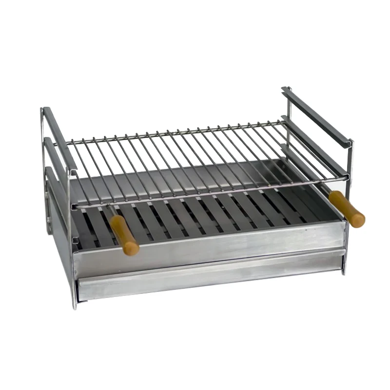INOX roštilj za postavljanje 80x40 AC49F