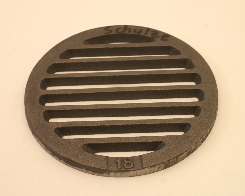 Okrugla rešetka 18 cm Ascher East Cast Estrid Fire hrđ hrđ