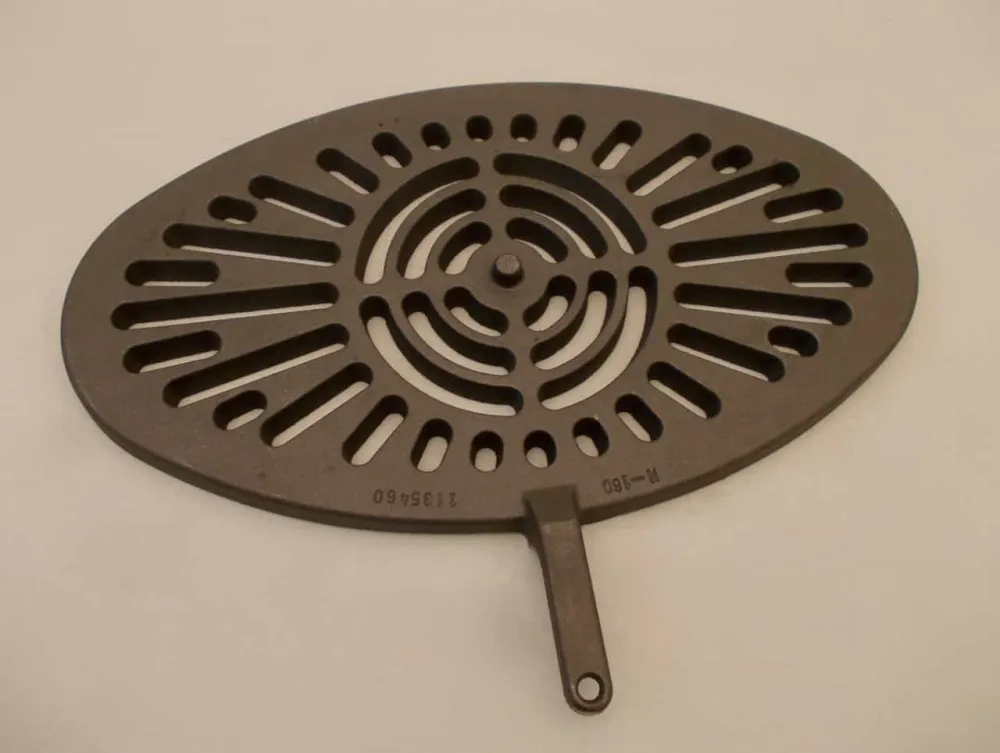 Oval vibrirajuć hrđ 24x42 cm pepela hrđ
