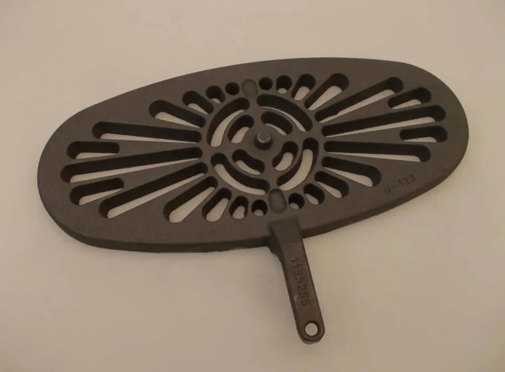 Oval vibrirajući hrđ 16x36 cm Ascher East Cast Estrid Fire Frost