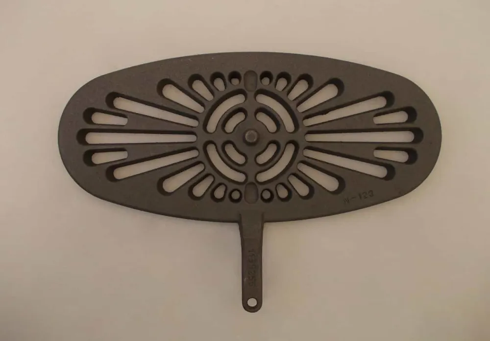 Oval vibrirajući hrđ 16x36 cm Ascher East Cast Estrid Fire Frost